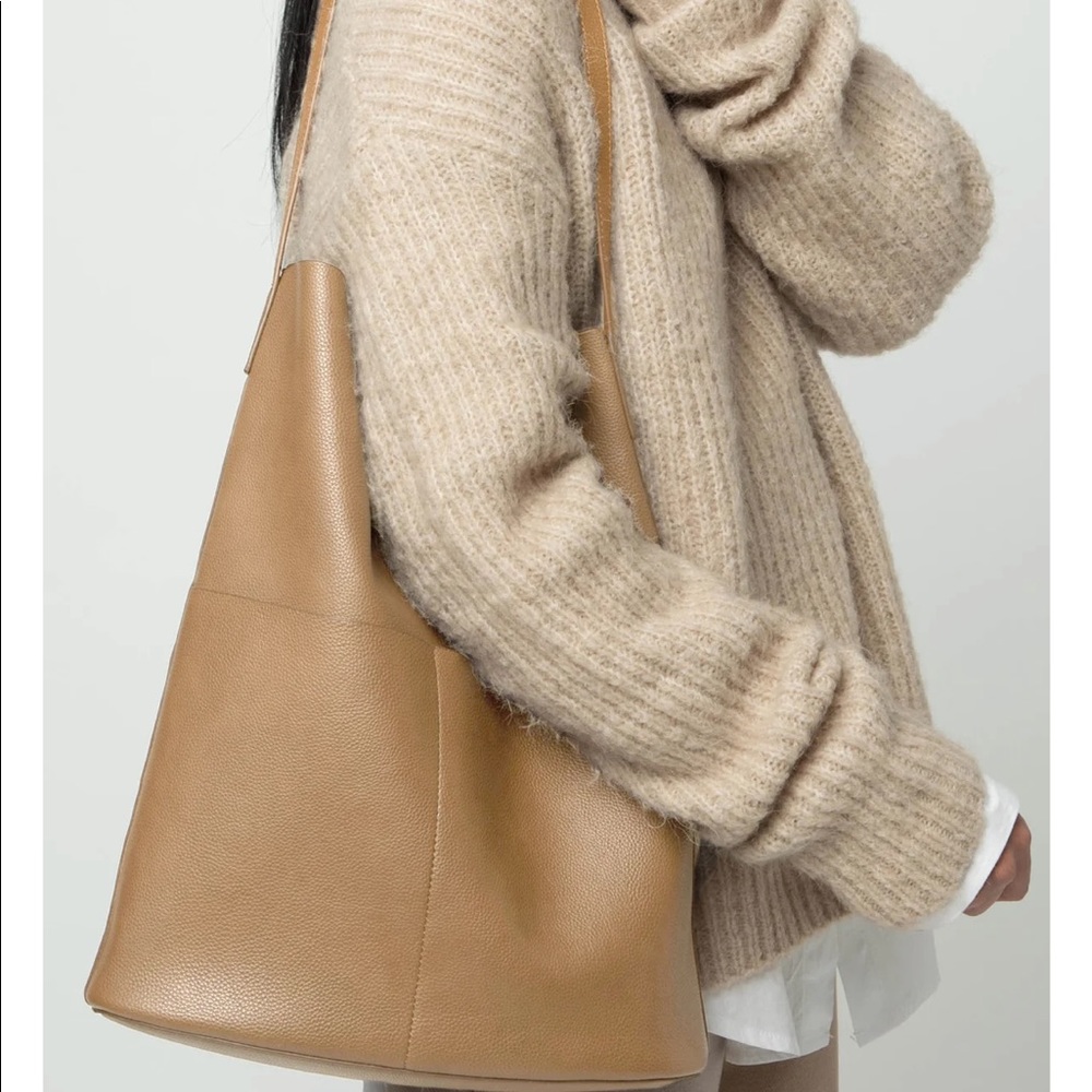 OAK + FORT- tote bag- brown- new with tags